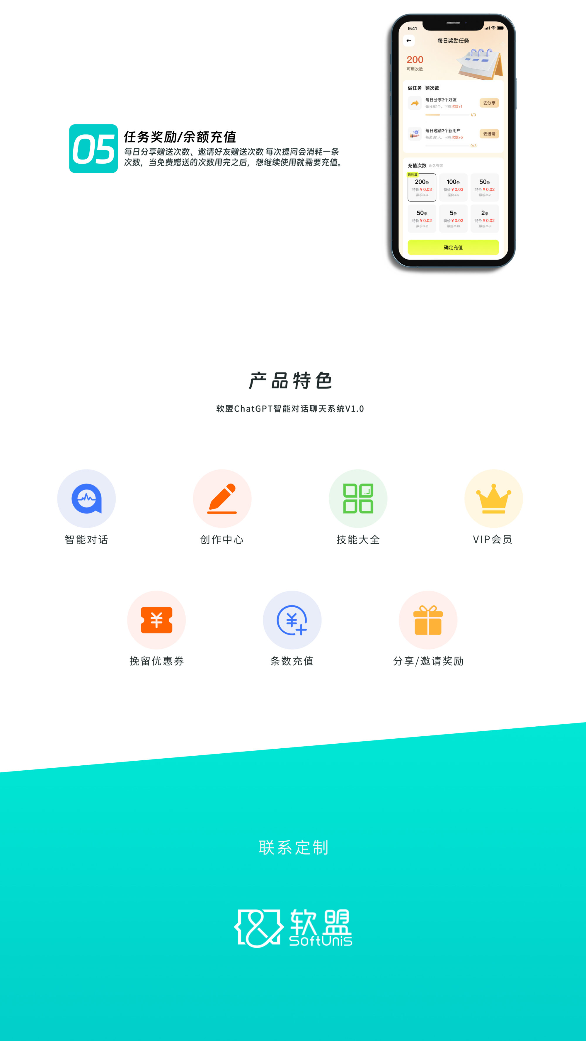 软盟ChatAI智能聊天对话系统