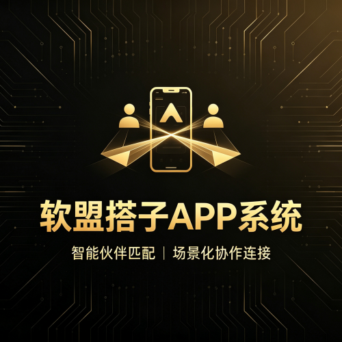 软盟同城搭子APP系统V1.0-软盟