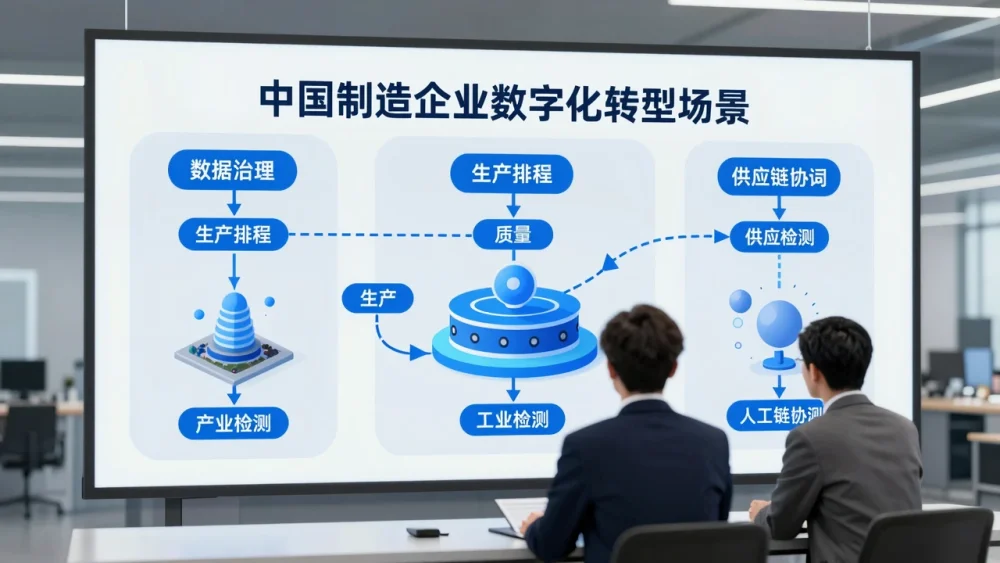 浙江发布人工智能赋能制造业数字化转型方案:企业如何评估数据治理与业务重构要求-软盟
