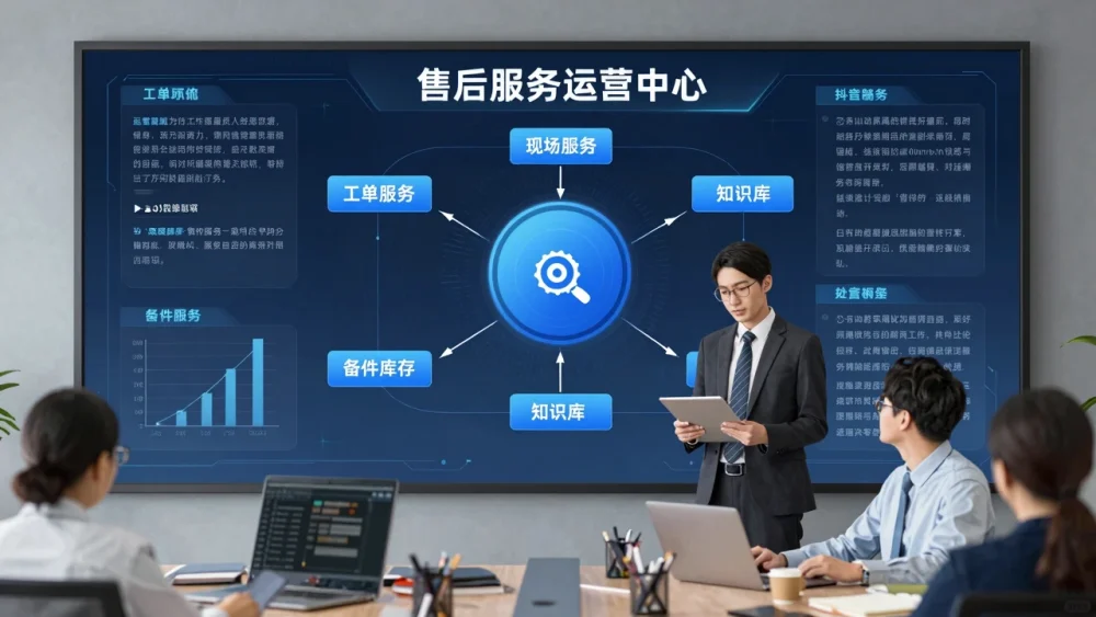 企业售后服务数智化方案:从工单调度到备件与知识闭环-软盟