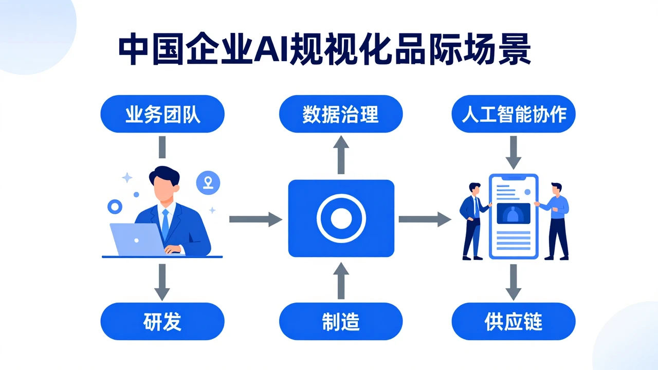 2025中国企业数字化转型指数报告要点:AI规模化应用的成效与挑战 1 中国企业推进AI规模化应用的业务场景